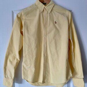Polo Ralph Lauren yellow oxford shirt